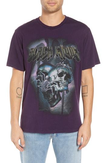 Men's The Kooples Black Widow Graphic T-shirt - Purple