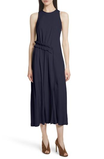 Women's Grey Jason Wu Ruffle Tank Dress - Blue
