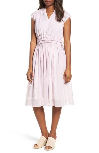 Women's Caslon Drawstring Waist Dress, Size - Ivory