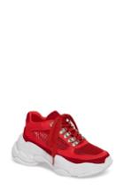 Women's Jeffrey Campbell Hotspot Lace-up Sneaker M - Red