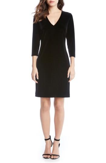 Women's Karen Kane Velvet Sheath Dress
