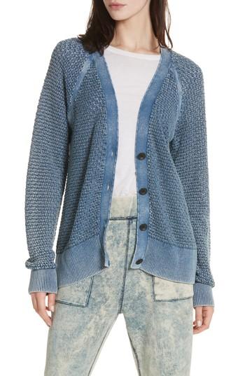 Women's Rag & Bone/jean Kyra Cardigan, Size - Blue