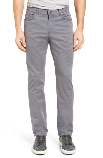 Men's Brax Prestige Stretch Cotton Pants X 34 - Grey