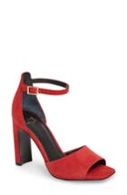 Women's Marc Fisher Ltd Harlin Ankle Strap Sandal M - Red