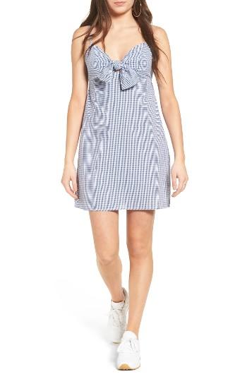 Women's Soprano Tie Front Cami Dress