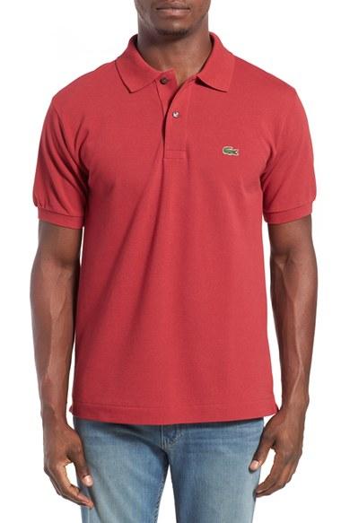 Men's Lacoste 'l1212' Pique Polo (m) - Red