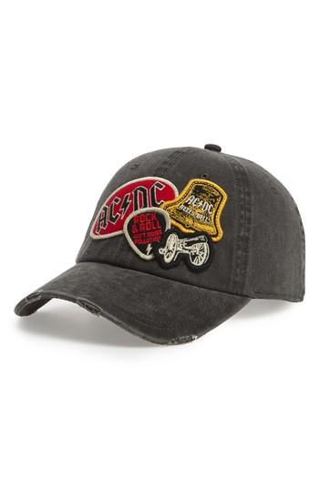 Men's American Needle Iconic - Rock 'n' Roll Baseball Cap - Black