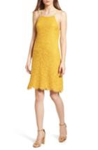 Women's Speechless Lace Shift Dress - Yellow