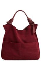 Sole Society Jamari Suede & Faux Leather Tote -