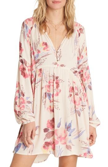 Women's Billabong Until Tomorrow Babydoll Dress - Ivory