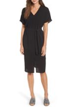 Women's Bobeau Stretch Crepe Dress - Black