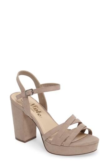 Women's Callisto Paxx Platform Sandal M - Beige