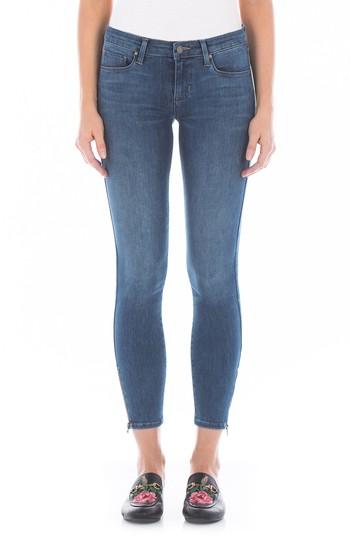 Women's Fidelity Denim Mila Ankle Zip Skinny Jeans - Blue
