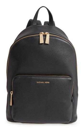 Michael Kors Large Wythe Studded Leather Backpack - Black