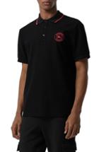 Men's Burberry Moreton Pique Polo - Black