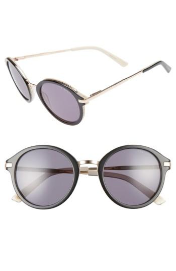 Women's Ted Baker London 49mm Round Sunglasses - Black