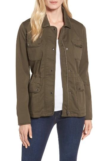 Women's Nordstrom Signature Sateen Utility Jacket