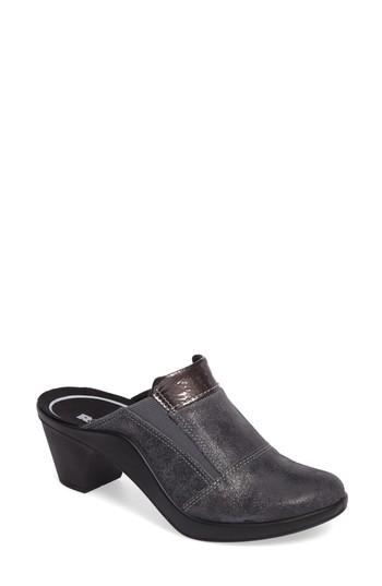 Women's Romika Mokasetta 256 Water Resistant Mule -8.5us / 39eu - Grey