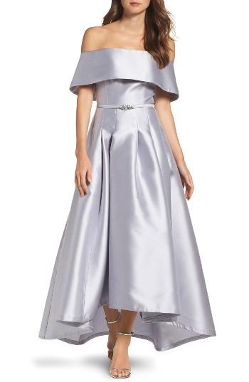 Women's Vince Camuto Mikado Ballgown - Metallic