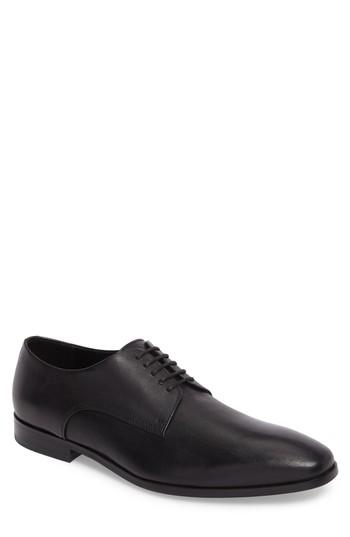 Men's Boss Plain Toe Derby .5 M - Black