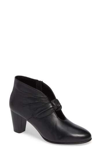 Women's David Tate Gwen Knotted Pump M - Black