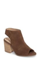 Women's Sole Society Peep Toe Sandal .5 M - Brown