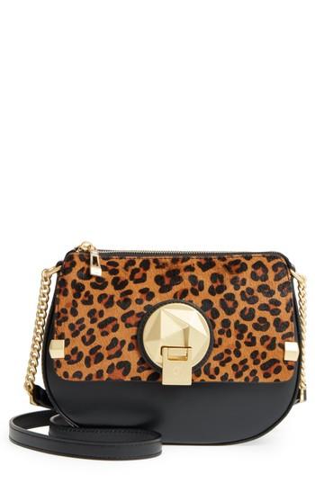 Celine Dion Octave Leather Crossbody Bag - Brown
