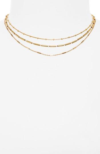 Women's Madewell Multistrand Choker Necklace