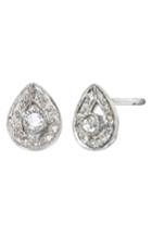 Women's Sethi Couture Diamond Plume Stud Earrings