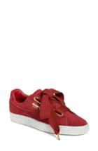 Women's Puma Suede - Heart Sneaker .5 M - Blue