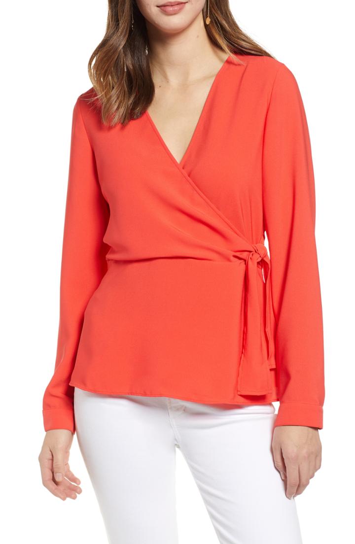 Women's 1901 Tie Waist Top - Red