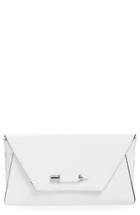 Mackage Flex Leather Envelope Clutch - White