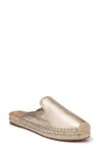 Women's Sam Edelman Kerry Espadrille Mule .5 M - Metallic