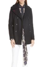 Women's Rag & Bone Nella Wool Blend Peacoat - Blue
