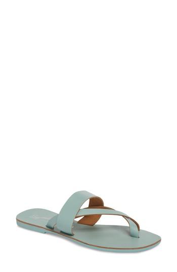 Women's Seychelles Destiny Thong Sandal M - Blue/green