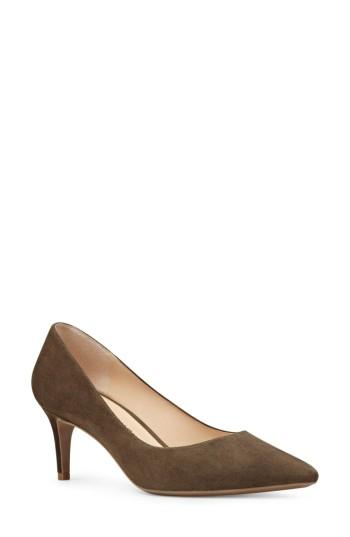 Women's Nine West Soho Pointy Toe Pump .5 M - Green