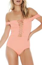 Women's L Space Anja One-piece Swimsuit - Coral