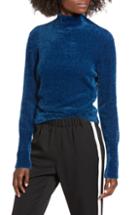 Women's Leith Eyelash Knit Pullover, Size - Blue