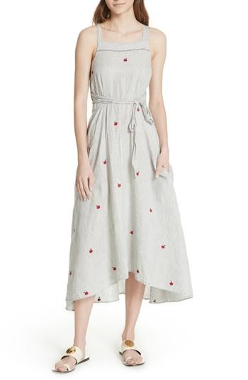 Women's The Great. The Apron Dress - White