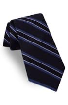 Men's Ted Baker London Jetset Stripe Silk Tie, Size - Blue