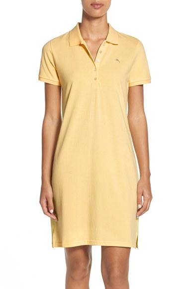 Women's Tommy Bahama 'paradise' Polo Dress - Yellow