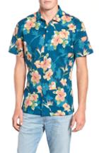 Men's Tori Richard Rose Fit Sport Shirt, Size Small - Blue
