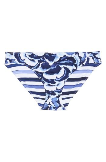 Women's Tommy Bahama Pansey Petals Hipster Bikini Bottoms - White