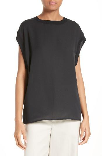 Women's Vince Boxy Silk Top