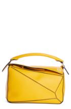 Loewe Small Puzzle Shoulder Bag - Yellow