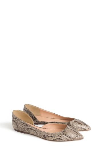 Women's J.crew Sadie Glitter Flat M - Metallic