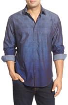 Men's Bugatchi Classic Fit Ombre Sport Shirt