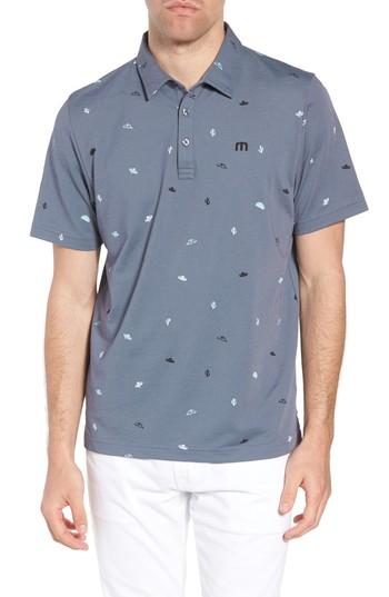 Men's Travis Mathew K-maze Polo - Blue