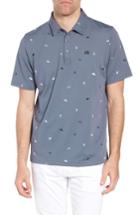 Men's Travis Mathew K-maze Polo - Blue