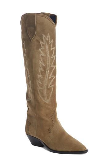 Women's Isabel Marant Denzy Pull-on Western Boot Us / 36eu - Grey